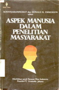 Image of Aspek Manusia dalam Penelitian Masyarakat