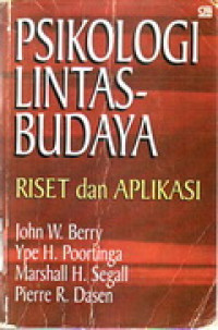 Image of Psikologi Lintas Budaya
