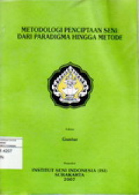 Image of Metodologi Penciptaan Seni Dari Paradigma Hingga Metode