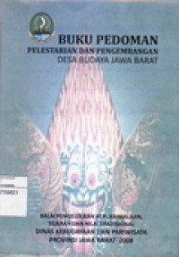 Image of Pedoman Pelestarian dan Pengembangan Desa Budaya Jawa Barat