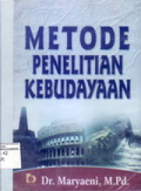 Image of Metode Penelitian Kebudayaan