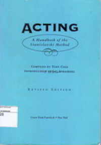 Image of Acting A Handbook of the Stainslavski Method